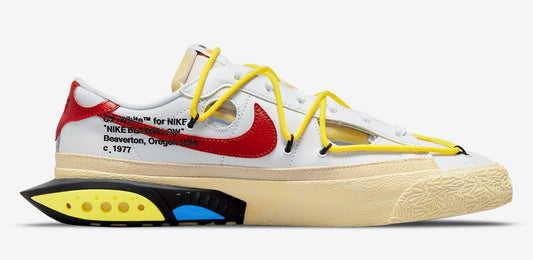 Off White Nike Blazer Low University Red