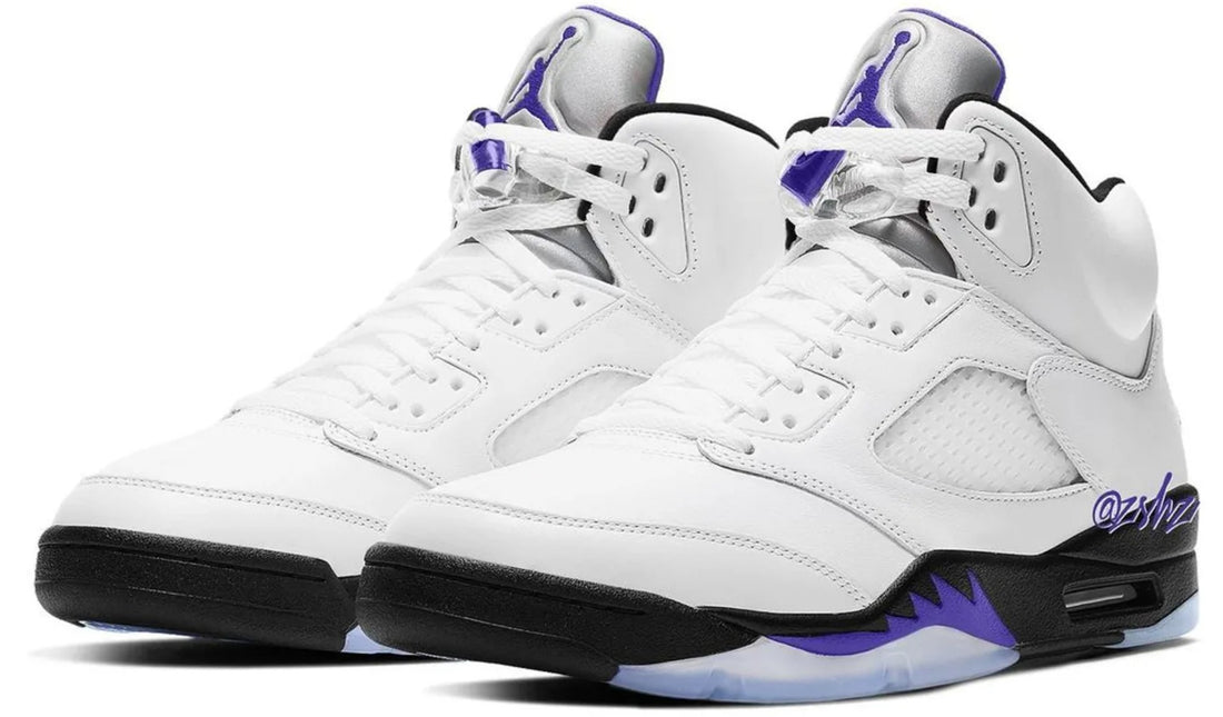 The Air Jordan 5 gets a “Concord” makeover in this new colorway